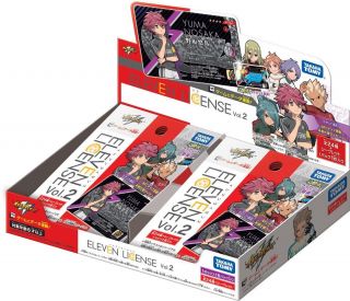 Inazuma Eleven Eleven License Vol.  2 Box Card Game Import Anime Japan