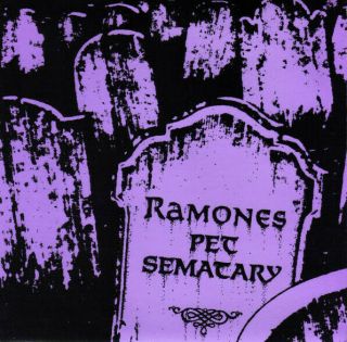 The Ramones - Pet Sematary 7 " Sleeve Only - Withdrawn Sleeve Punk Rare - Rare