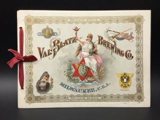 Valentin Blatz Brewing Co.  Advertising Trade Card Booklet,  Milwaukee,  Wi