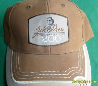 John Deere Cap - Limited Edition - Founder’s 200th Birthday,  February 7,  2004