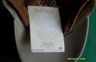 John Deere Cap - Limited Edition - Founder’s 200th Birthday,  February 7,  2004 5