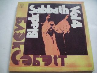 Black Sabbath Vol.  4 Soviet Press Lp Russian