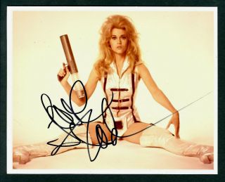 Jane Fonda Barbarella Signed Autographed 8 X 10 Photo Psa Dna - The Best