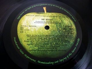 THE BEATLES,  THE WHITE ALBUM,  1968 UK STEREO APPLE LABEL 2 LP SET COMPLETE. 2