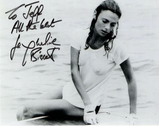 Jacqueline Bisset Autographed 8x10 Photo Sexy Wet T - Shirt Signed To Jeff