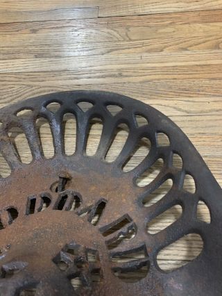 Vintage Stoddard Cast Iron Tractor Seat Antique Farm Tools Equipment Implement 5