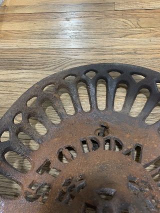 Vintage Stoddard Cast Iron Tractor Seat Antique Farm Tools Equipment Implement 6