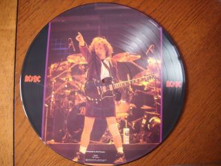 Ac/dc The Razors Edge 12 " Picture Disc Vinyl Lp Album Angus Young Brian Johnson