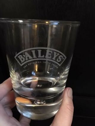 Set Of 3 Baileys Irish Cream Rock Tumbler Glasses