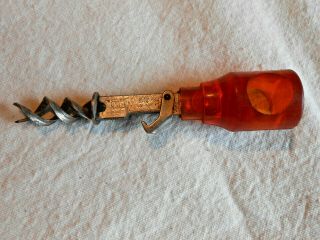Rare Double Helix Antique Corkscrew Early 20th Century - Italy