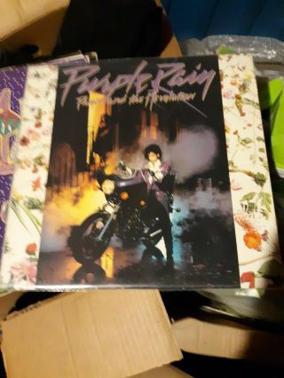 Prince Purple Rain 1984 Vinyl Lp Record With Poster & Inner Vg,  1 - 25110