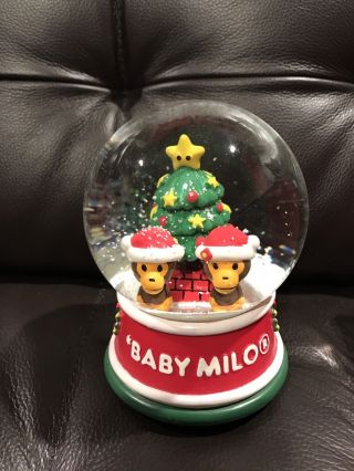 Authentic AAPE By The Bathing Ape Snow Globe Limited Edition VIP Gift Baby Milo 6