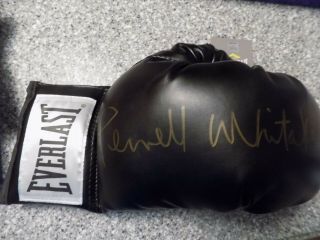 Pernell Whitaker Autographed Everlast Black Boxing Glove Loa