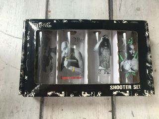 Shooter Shot Glass Shooter Set Of 4 Tupac (2pac) Very Rare