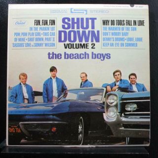 The Beach Boys - Shut Down Volume 2 Lp Vg,  St - 2027 Rainbow Lbl 1st Vinyl Record