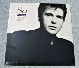 So Peter Gabriel 1986 Lp W/hype Sticker - Ghs - 24088
