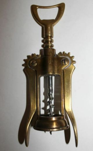 Vintage Brass German Corkscrew Wing Style