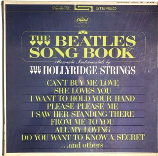 The Beatles Song Book By The Hollyridge Strings Vintage Vinyl Record Album Lp