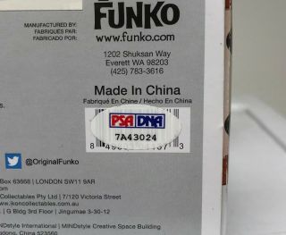 Megan Fox Signed FUNKO POP Vinyl Doll TEENAGE MUTANT NINJA TURTLES April PSA/DNA 3