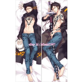 One Piece Dakimakura Trafalgar Law Anime Hugging Body Pillow Case Cover