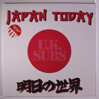 U.  K.  Subs: Japan Today Lp (uk,  Limited Edition Red Vinyl Reissue,  Releas
