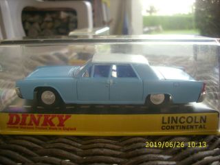 Dinky Lincoln Continental 170,  1:43,  U.  K.  And Owner