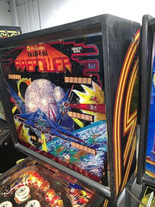 Firepower Pinball Machine Williams Coin Op Arcade 1980 3
