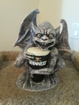 Guinness Irish Beer Gargoyle Resin Statue Halloween Advertising ManCave Pub Bar 5