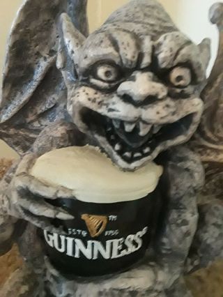 Guinness Irish Beer Gargoyle Resin Statue Halloween Advertising ManCave Pub Bar 6