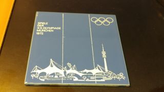 Rare Vintage Munich Germany 1972 Olympic Games Tile 6x6