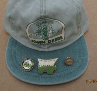 John Deere Cap & Lapel Pins - Kansas City Memorabilia -