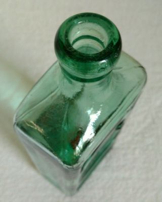 DR KILMER’S Swamp Root Medicine Bottle,  Green glass,  partial label - 1880 to 1900 5