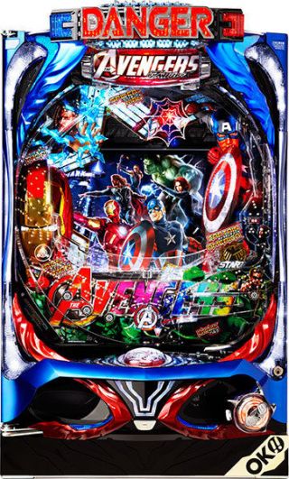 Avengers Marvel Pachinko Machine Japanese Slot Pinball Ironman Nycc Capt America