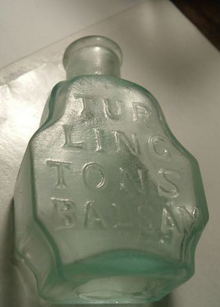 Antique Bottle Aqua Turlington 
