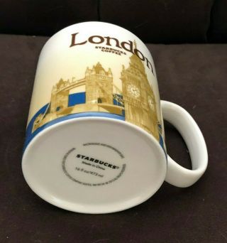 Starbucks London England Coffee Mug Global City Icon Series 16 oz 2011 3