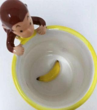 Curious George Coffee Mug Collectible Ceramic Banana Cup Good Little Monkey