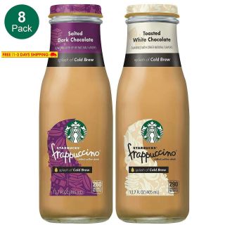 Starbucks Frappuccino Crafted With Cold Brew,  2 Flavor Chocolate Variety Pack,  1