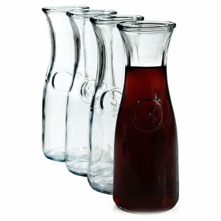 Anchor Hocking 0.  5 Liter Glass Wine Carafe,  Set Of 4