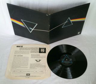 Pink Floyd Dark Side Of The Moon Uk Quadraphonic Harvest Q4shvl 804 Uk 1973 Lp