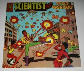 Scientist ‎– Scientist Meets The Space Invaders - O.  G.  Uk Greensleeves Grel 19