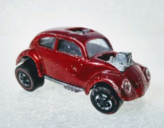 Vintage Hot Wheels Redline 1967 Custom Volkswagen Vw - Sunroof Bug Beetle