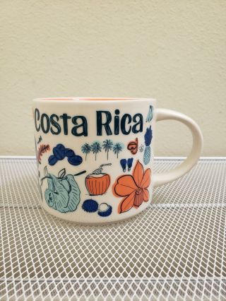 Starbucks Costa Rica Been There Series Collectors Coffee Cup Mug 14 Oz 2018