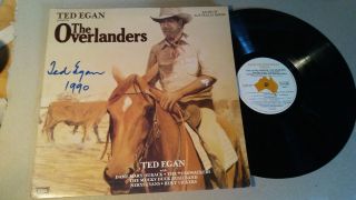 Signed Ted Egan The Overlanders - Emi Telp 1001 - Exc,  - Faces Of Australia