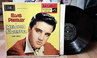 Elvis Argentina Melodia Siniestra 1959 Lp King Creole Rock 