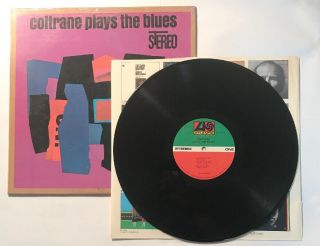 John Coltrane " Plays The Blues " Lp Atlantic 1382 Stereo Nm Lp/ Cover