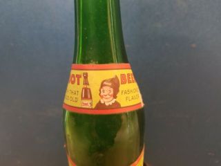 Rare Early 1900 ' s Vintage Howel ' s Root Beer Paper Label 12oz Green Bottle 4