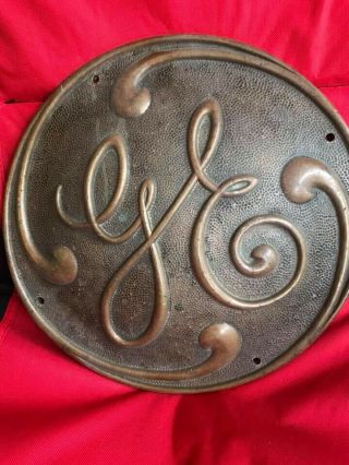 Antique General Electric,  Ge,  Bronze Plaque