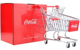 Rare Coca Cola China 2016 Limited Edition Mini Supermarket Shopping Cart