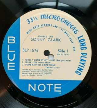 SONNY CLARK Sonny ' s Crib w/ John Coltrane BLUE NOTE LP 1576 Mono RVG NY 23 6