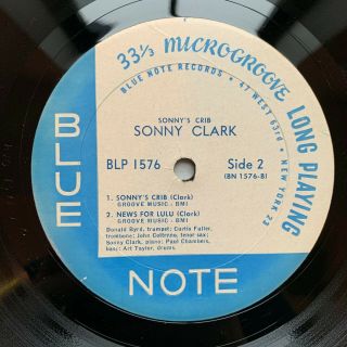 SONNY CLARK Sonny ' s Crib w/ John Coltrane BLUE NOTE LP 1576 Mono RVG NY 23 8